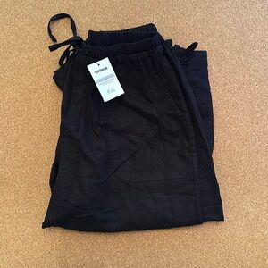 COTTON ON - HAVEN CAPRI PANT - BLACK - NWT!